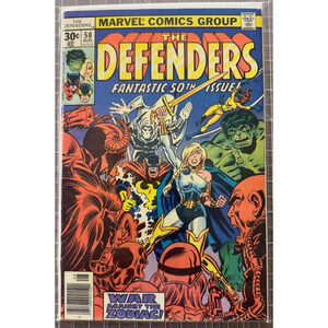 DEFENDERS #50 VOL. 1 1ST APP NEWSSTAND MARVEL COMIC BOOK 4.0-5.0